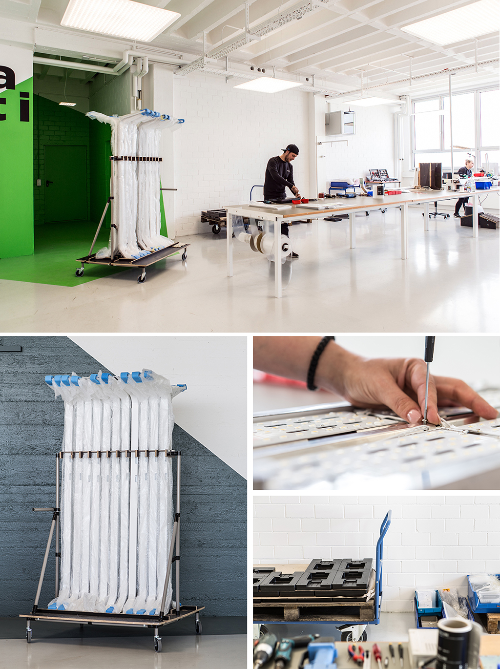 Industrial manufacture, the Nimbus production in Stuttgart-Feuerbach