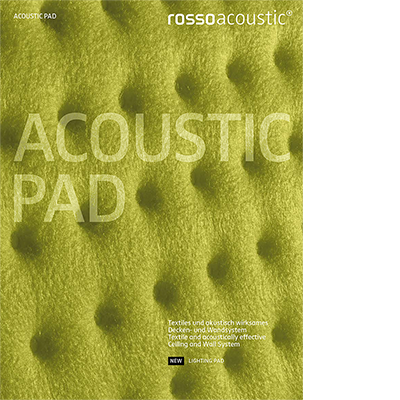 Rossoacoustic Pad Decken- und Wandsystem