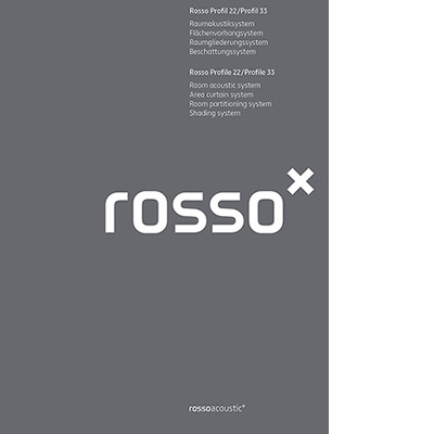 Katalog Rosso Profil 22/Profil 33 Vorhang-/Flächenvorhangsystem